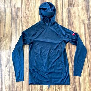 Florence Marine X | Long Sleeve Utility Pocket Hooded Rashguard (LARGE)